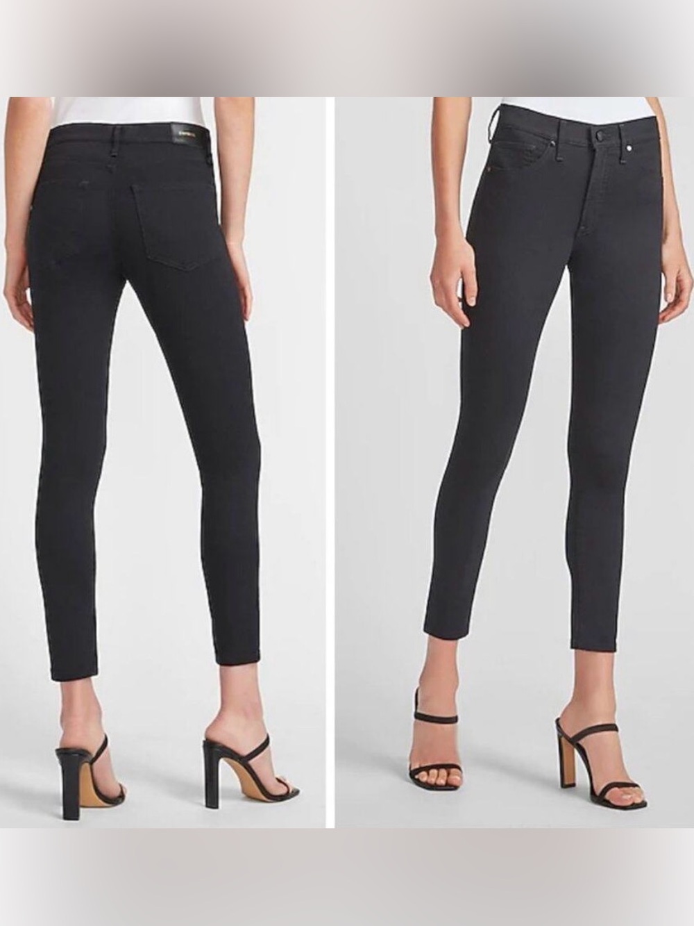 Express Black Women’s mid rise Skinny Jeans - Size 4 regular